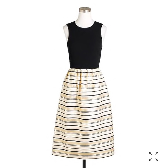 J. Crew Dresses & Skirts - J.Crew Gold Stripe Dress